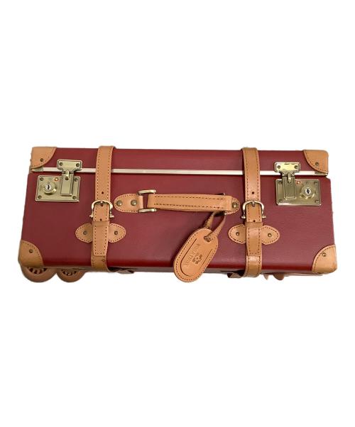 world trunk（ワールドトランク）world trunk (ワールドトランク) キャリーバッグ レッド×ブラウンの古着・服飾アイテム