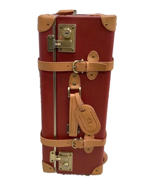 world trunk（ワールドトランク）world trunk (ワールドトランク) キャリーバッグ レッド×ブラウンの古着・服飾アイテム