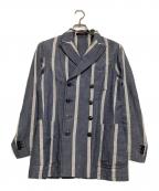 DONT LOOK BACKドントルックバック）の古着「ジャケット」｜ブルー×グレー