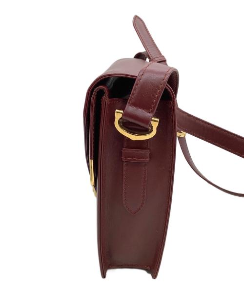 Cartier（カルティエ）Cartier (カルティエ) ショルダーバッグ  マストライン ボルドーの古着・服飾アイテム