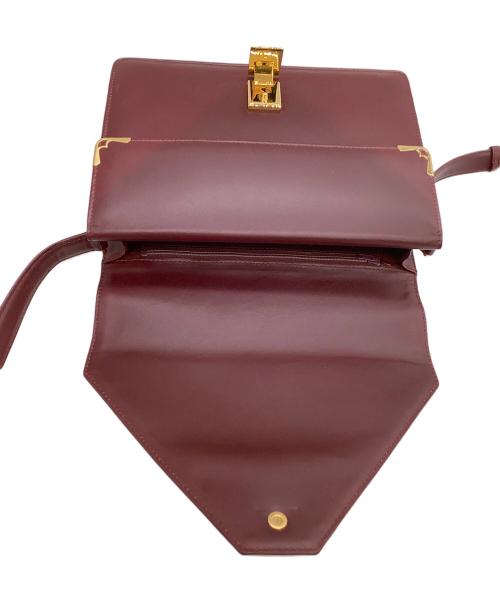 Cartier（カルティエ）Cartier (カルティエ) ショルダーバッグ  マストライン ボルドーの古着・服飾アイテム