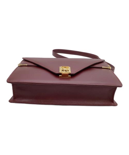 Cartier（カルティエ）Cartier (カルティエ) ショルダーバッグ  マストライン ボルドーの古着・服飾アイテム