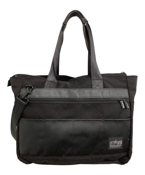 Manhattan Portage BLACK LABEL（マンハッタンポーテージ ブラックレーベル）Manhattan Portage BLACK LABEL (マンハッタンポーテージ ブラックレーベル) 2WAYトートバッグ ブラックの古着・服飾アイテム