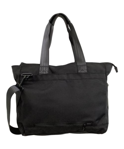 Manhattan Portage BLACK LABEL（マンハッタンポーテージ ブラックレーベル）Manhattan Portage BLACK LABEL (マンハッタンポーテージ ブラックレーベル) 2WAYトートバッグ ブラックの古着・服飾アイテム