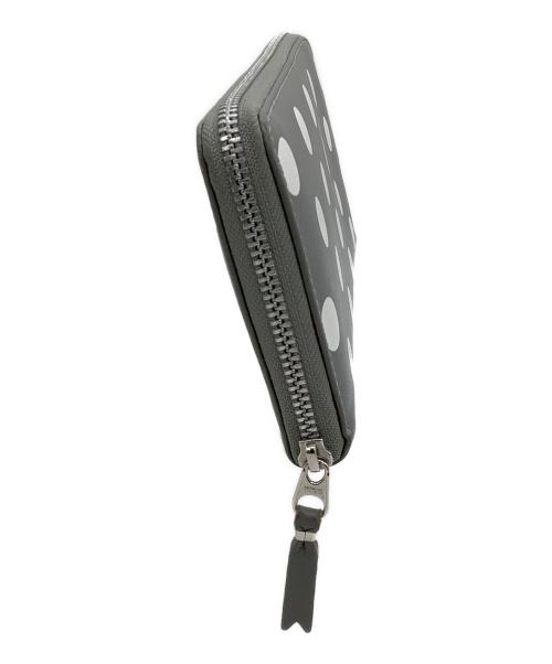 COMME des GARCONS（コムデギャルソン）COMME des GARCONS (コムデギャルソン) 長財布 ポルカドット柄 グレーの古着・服飾アイテム