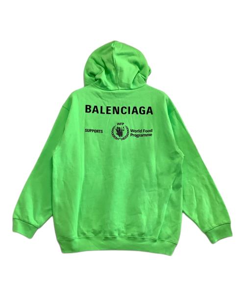 BALENCIAGA（バレンシアガ）BALENCIAGA (バレンシアガ) パーカー グリーン サイズ:Sの古着・服飾アイテム
