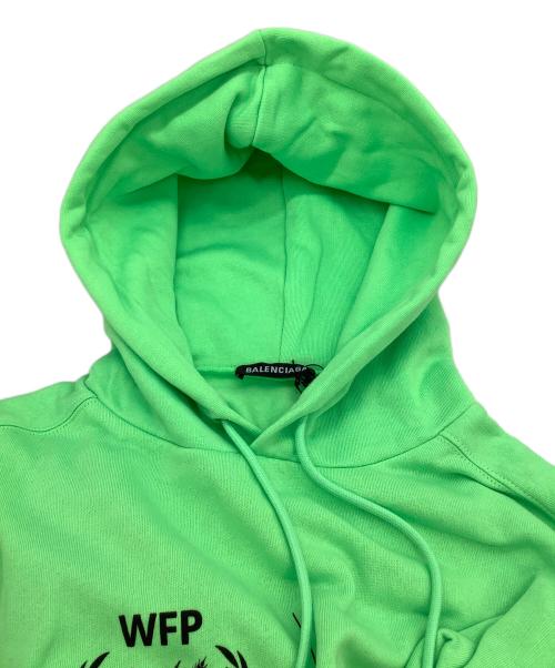 BALENCIAGA（バレンシアガ）BALENCIAGA (バレンシアガ) パーカー グリーン サイズ:Sの古着・服飾アイテム