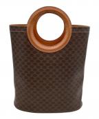 CELINEセリーヌ）の古着「ハンドバッグ マカダム柄」｜ブラウン