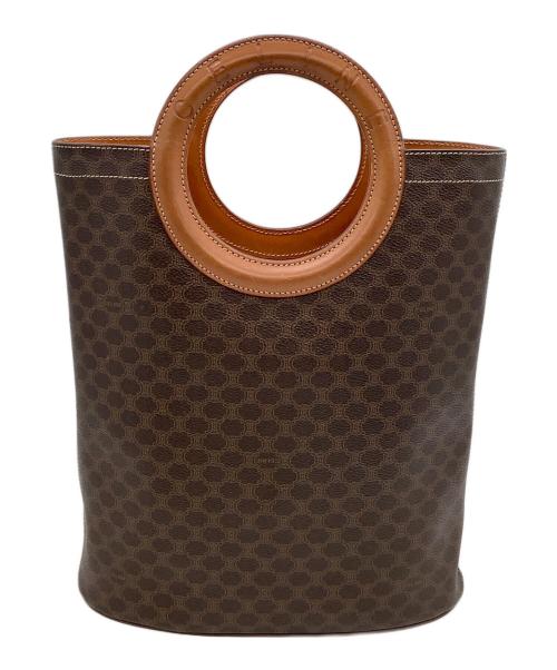 CELINE（セリーヌ）CELINE (セリーヌ) ハンドバッグ マカダム柄 ブラウンの古着・服飾アイテム