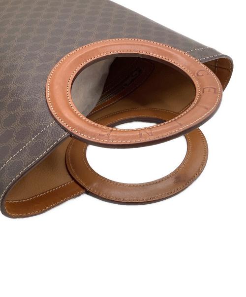 CELINE（セリーヌ）CELINE (セリーヌ) ハンドバッグ マカダム柄 ブラウンの古着・服飾アイテム