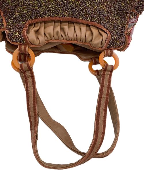 JAMIN PUECH（ジャマンピュエッシュ）JAMIN PUECH (ジャマンピュエッシュ) ハンドバッグ スパンコール ピンクの古着・服飾アイテム