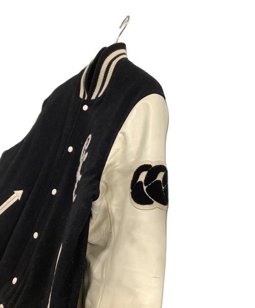CANTERBURY OF NEWZEALAND（カンターベリーオブニュージーランド）CANTERBURY OF NEWZEALAND (カンターベリーオブニュージーランド) スタジャン ブラック×ベージュ サイズ:XLの古着・服飾アイテム