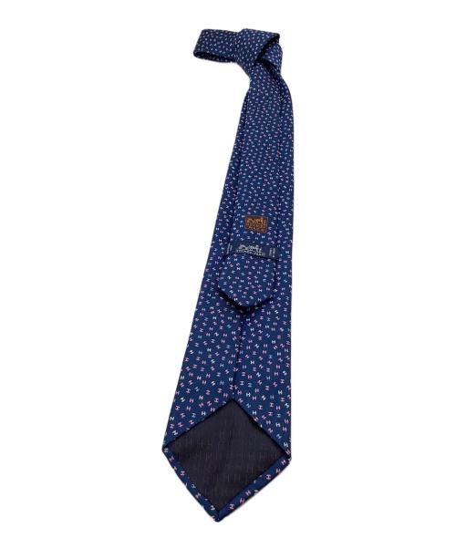 HERMES PARIS（エルメス）HERMES PARIS (エルメス) ネクタイ H柄 ブルー サイズ:表記なしの古着・服飾アイテム