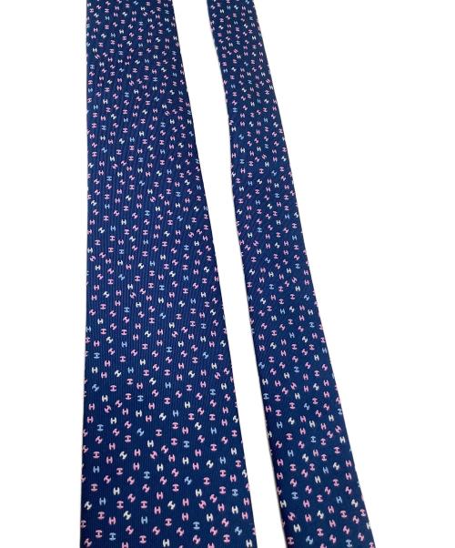 HERMES PARIS（エルメス）HERMES PARIS (エルメス) ネクタイ H柄 ブルー サイズ:表記なしの古着・服飾アイテム