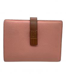 LOEWE（ロエベ）の古着「ミディアムバーティカルウォレット」｜ピンク
