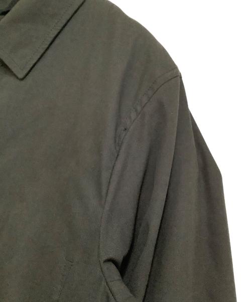 MHL（エムエイチエル）MHL (エムエイチエル) ステンカラーコート PROOFED COTTON NYLON TWILL ブラック サイズ:Mの古着・服飾アイテム
