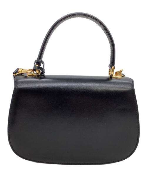 GUCCI（グッチ）GUCCI (グッチ) 2WAYショルダーバッグ ブラックの古着・服飾アイテム