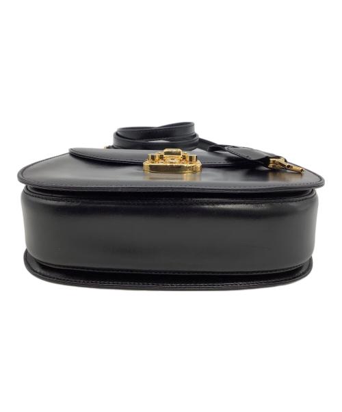 GUCCI（グッチ）GUCCI (グッチ) 2WAYショルダーバッグ ブラックの古着・服飾アイテム