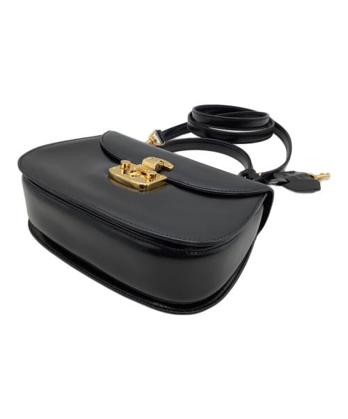 GUCCI（グッチ）GUCCI (グッチ) 2WAYショルダーバッグ ブラックの古着・服飾アイテム