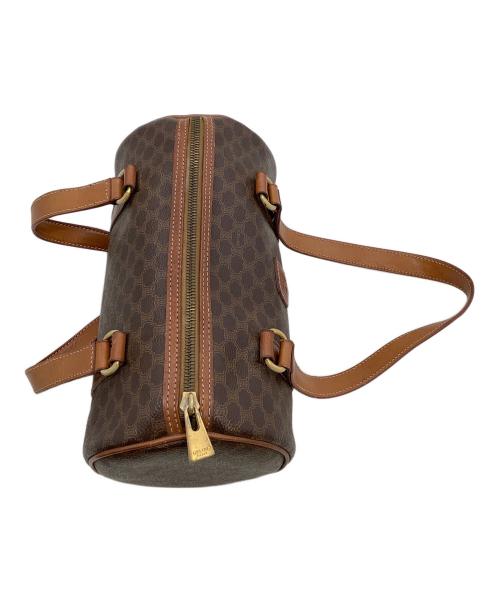 CELINE（セリーヌ）CELINE (セリーヌ) ミニボストンバッグ マカダム ブラウンの古着・服飾アイテム