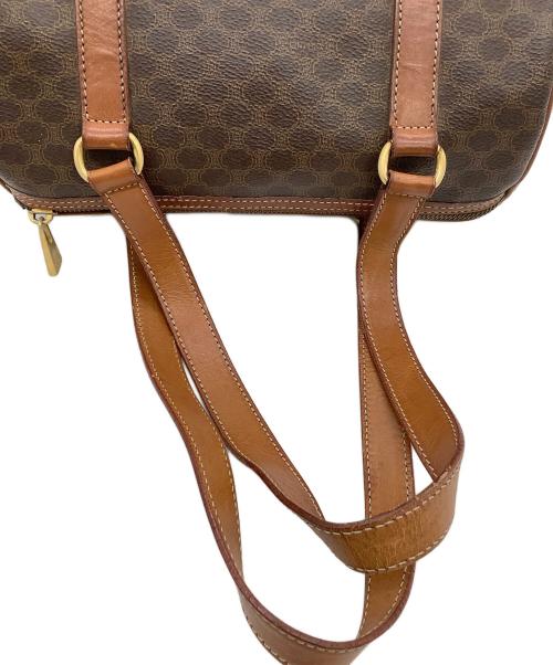 CELINE（セリーヌ）CELINE (セリーヌ) ミニボストンバッグ マカダム ブラウンの古着・服飾アイテム