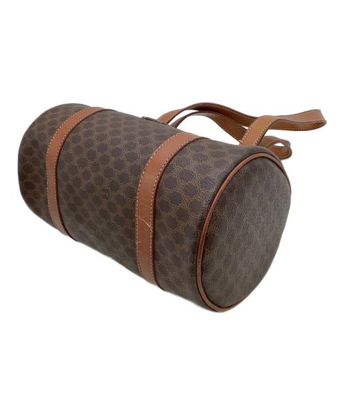 CELINE（セリーヌ）CELINE (セリーヌ) ミニボストンバッグ マカダム ブラウンの古着・服飾アイテム