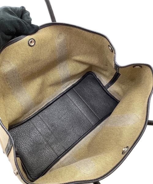 HERMES（エルメス）HERMES (エルメス) トートバッグ ガーデンパーティPM ベージュ×ブラックの古着・服飾アイテム