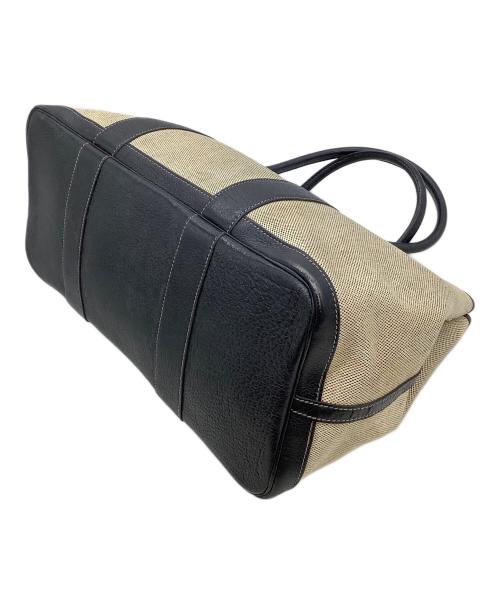 HERMES（エルメス）HERMES (エルメス) トートバッグ ガーデンパーティPM ベージュ×ブラックの古着・服飾アイテム