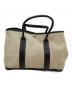 HERMES (エルメス) トートバッグ ガーデンパーティPM ベージュ×ブラック：95000円