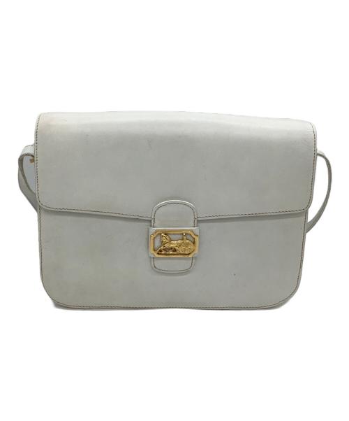 CELINE（セリーヌ）CELINE (セリーヌ) ショルダーバッグ ホワイトの古着・服飾アイテム