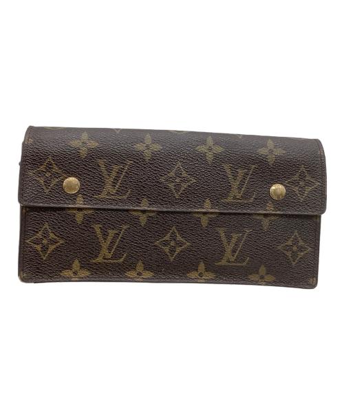 LOUIS VUITTON（ルイ ヴィトン）LOUIS VUITTON (ルイ ヴィトン) 長財布 モノグラム ポルトフォイユ・アコルディオン ブラウンの古着・服飾アイテム