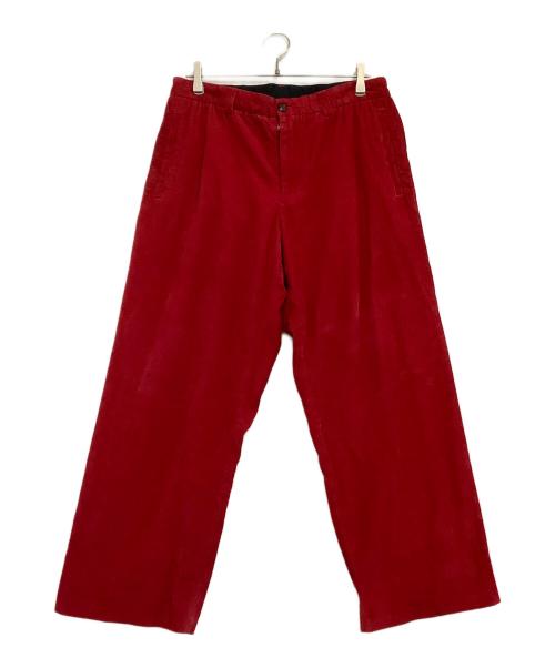 Maison Margiela（メゾンマルジェラ）Maison Margiela (メゾンマルジェラ) コーデュロイパンツ レッド サイズ:46の古着・服飾アイテム