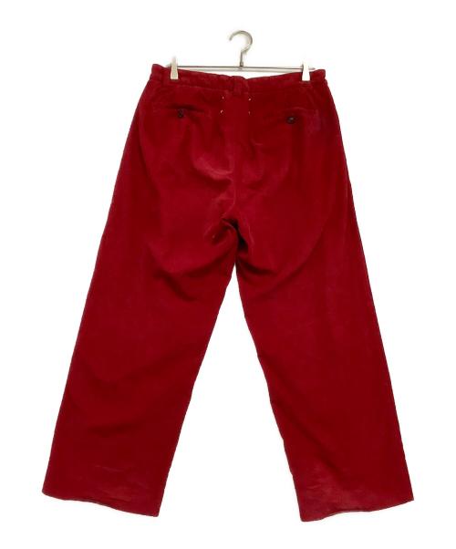 Maison Margiela（メゾンマルジェラ）Maison Margiela (メゾンマルジェラ) コーデュロイパンツ レッド サイズ:46の古着・服飾アイテム