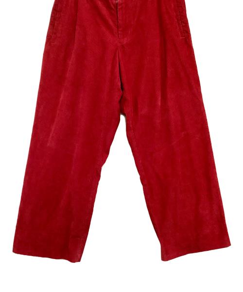 Maison Margiela（メゾンマルジェラ）Maison Margiela (メゾンマルジェラ) コーデュロイパンツ レッド サイズ:46の古着・服飾アイテム