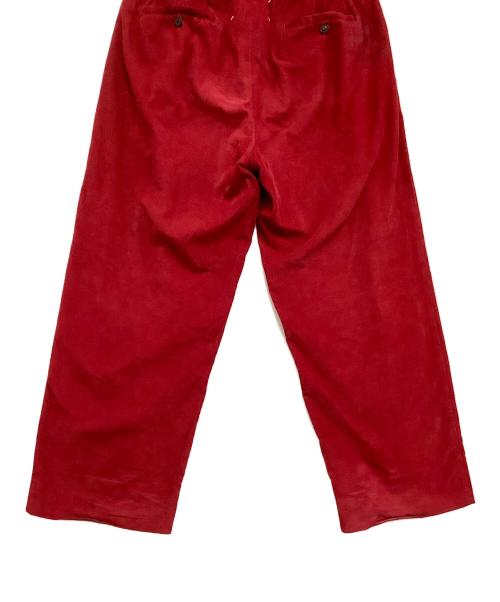 Maison Margiela（メゾンマルジェラ）Maison Margiela (メゾンマルジェラ) コーデュロイパンツ レッド サイズ:46の古着・服飾アイテム