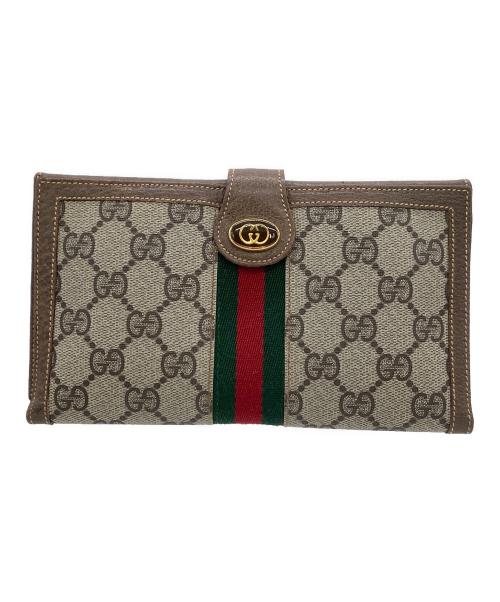 GUCCI（グッチ）GUCCI (グッチ) 長財布　OLD GUCCI　シェリーラインの古着・服飾アイテム