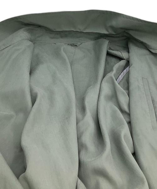Christian Dior MONSIEUR pret a porter（クリスチャンディオール）Christian Dior MONSIEUR pret a porter (クリスチャンディオール) トレンチコート　pret a porter　Y-TK-03　 グリーン サイズ:Mの古着・服飾アイテム
