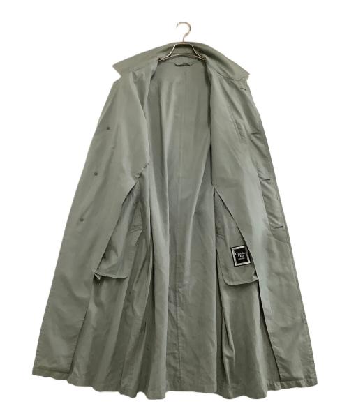 Christian Dior MONSIEUR pret a porter（クリスチャンディオール）Christian Dior MONSIEUR pret a porter (クリスチャンディオール) トレンチコート　pret a porter　Y-TK-03　 グリーン サイズ:Mの古着・服飾アイテム