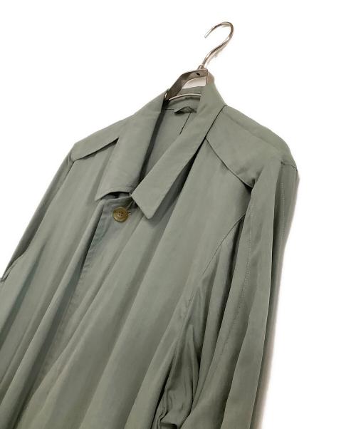Christian Dior MONSIEUR pret a porter（クリスチャンディオール）Christian Dior MONSIEUR pret a porter (クリスチャンディオール) トレンチコート　pret a porter　Y-TK-03　 グリーン サイズ:Mの古着・服飾アイテム