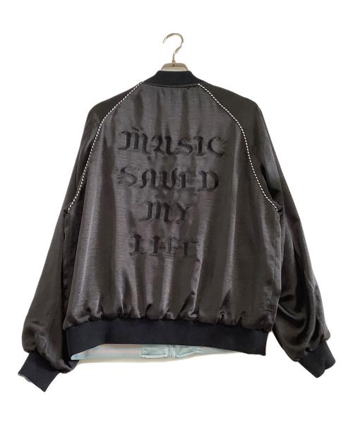 MSML（エムエスエムエル）MSML (エムエスエムエル) リバーシブルジャケット ブラック サイズ:Mの古着・服飾アイテム