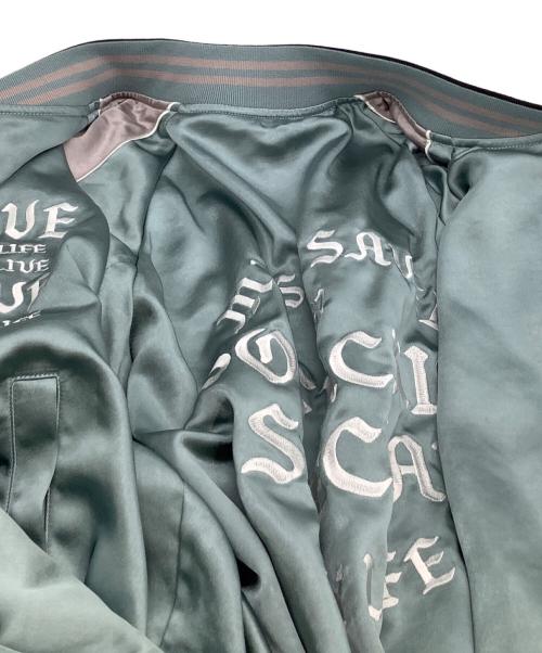 MSML（エムエスエムエル）MSML (エムエスエムエル) リバーシブルジャケット ブラック サイズ:Mの古着・服飾アイテム