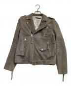 CHORD NUMBER EIGHTコードナンバーエイト）の古着「ダブルライダースジャケット」｜グレー