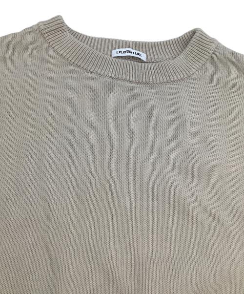 EVERYDAY I LIKE.（エヴリデイ アイ ライク）EVERYDAY I LIKE. (エヴリデイ アイ ライク) セーター ライトベージュ サイズ:free 未使用品の古着・服飾アイテム