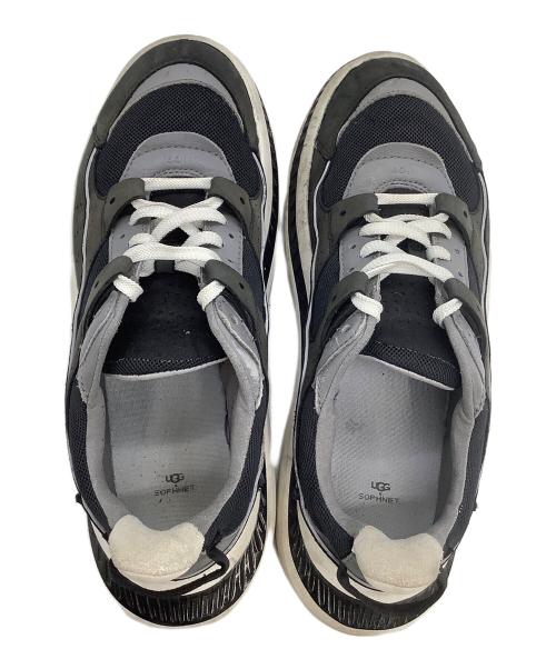 UGG（アグ）UGG (アグ) SOPHNET. (ソフネット) ローカットスニーカー ブラック×グレー サイズ:27.5の古着・服飾アイテム