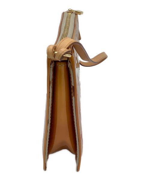 LOUIS VUITTON（ルイ ヴィトン）LOUIS VUITTON (ルイ ヴィトン) アクセサリーポーチ ヴェルニ レキシントン ブラウン×ベージュの古着・服飾アイテム