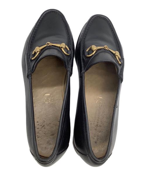 GUCCI（グッチ）GUCCI (グッチ) ホースビットローファー ブラック サイズ:7Eの古着・服飾アイテム