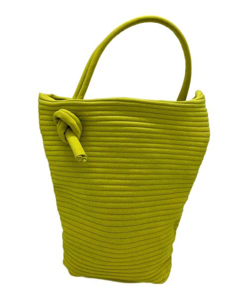 ISSEY MIYAKE（イッセイミヤケ）ISSEY MIYAKE (イッセイミヤケ) トートバッグ me 黄緑の古着・服飾アイテム