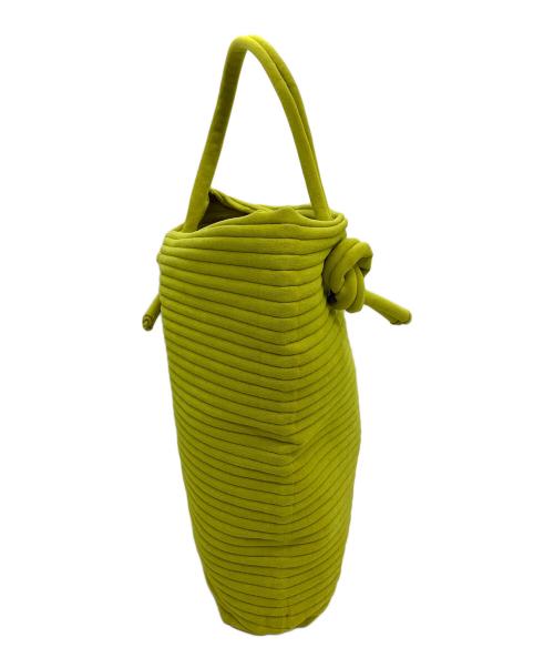 ISSEY MIYAKE（イッセイミヤケ）ISSEY MIYAKE (イッセイミヤケ) トートバッグ me 黄緑の古着・服飾アイテム