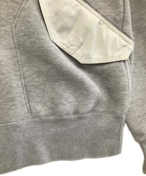 sacai（サカイ）sacai (サカイ) スウェット　Sponge Sweat/21-02639M グレー サイズ:2の古着・服飾アイテム