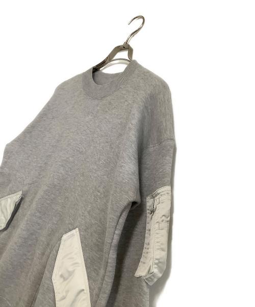 sacai（サカイ）sacai (サカイ) スウェット　Sponge Sweat/21-02639M グレー サイズ:2の古着・服飾アイテム